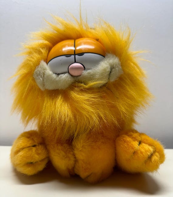 Vintage Garfield Blown Dry Body Plush Puppet Toy by Dakin - Etsy