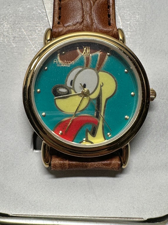 Rare Vintage Armitron Garfield Watch featuring Odie