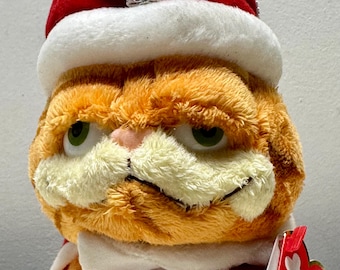 Vintage 8&quot; Garfield His Royal Majesty Ty Beanie Baby