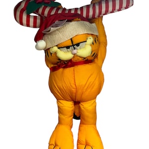 Vintage Spencer Gifts &quot;Cast of Characters&quot; Hanging Garfield 16&quot; Christmas Decor from 1990