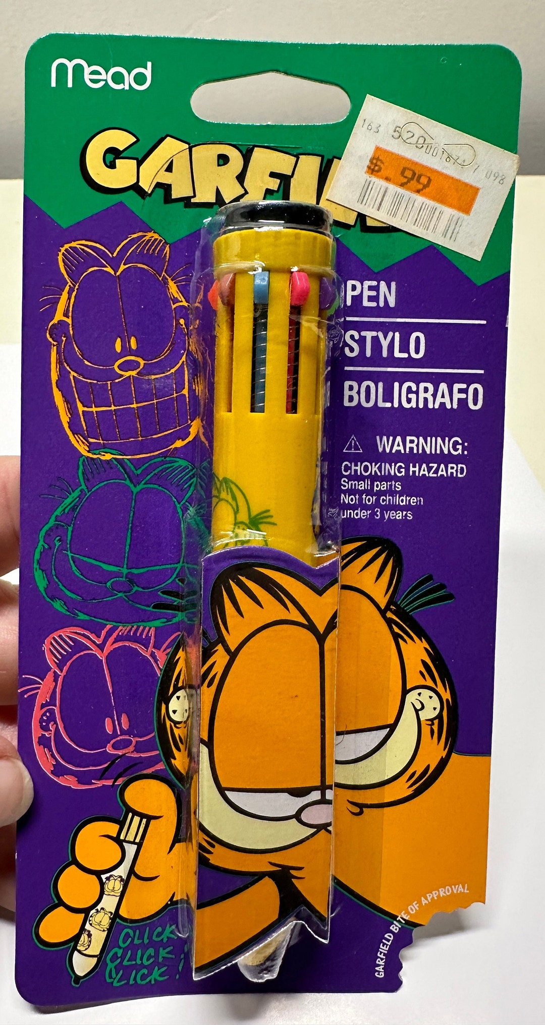 Vintage Garfield Collector Mead Brand Multi-ink Pen - Etsy