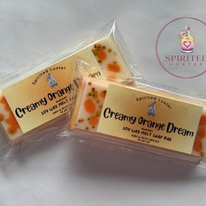 Cremige Orange Traum Snap Bars Wachs Melts, Wachs Melts für Wachswärmer oder Wachs Schmelzer, Geschenke, Geburtstagsgeschenke, Raumduft, Sojawachs Melts