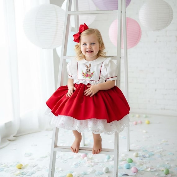 red easter dresses The Prettiest Easter Dress  Honey We're Home