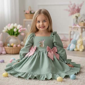 Easter Dresses Baby Green 0 3 - Etsy