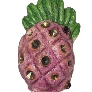 Bottone Vintage - Materiale?, Realistico, Ananas - Medio