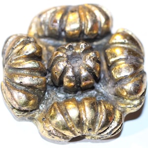 Button Vintage - Bakelite  Electro Formed (Metalized)  Large