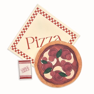 Pizza box card