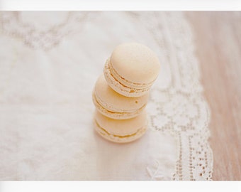 Macaron Still Life Photography, Kitchen Wall Art, Macaron Photo, Food Photography, French Kitchen Decor, Farmhouse Kitchen Wall Art, Sweets