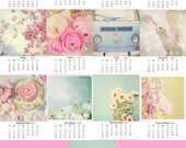 2015 Calendar, Loose Leaf Calendar, Desk Calendar, 5x7, Nature Photography / Polaroid Photos / Customizable Calendar