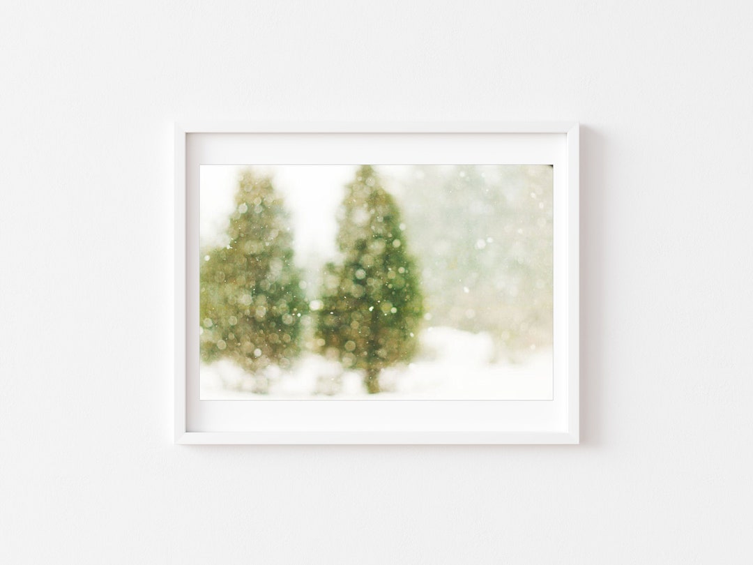 Nature Photography, Winter Landscape Photography, Trees in Snow Print ...