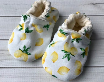 lemon baby socks