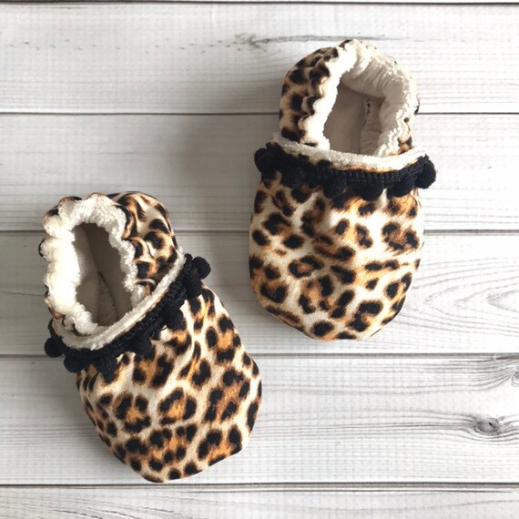 leopard print baby shoes