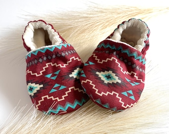 Western Baby Booties – Soft Country Cowboy Cowgirl Moccasins