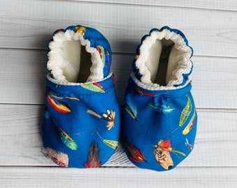 CUSTOM ~ Fishing Baby Booties ~ Fly Fishing ~ Baby Shoes ~ Baby Shower Gift ~ Baby Boy