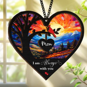 Custom Memorial Suncatcher, Loss of Mom Sympathy Gift, In Loving Memory Of Dad Gift, Loss of Loved One, Bereavement Gift, Condolences Gift