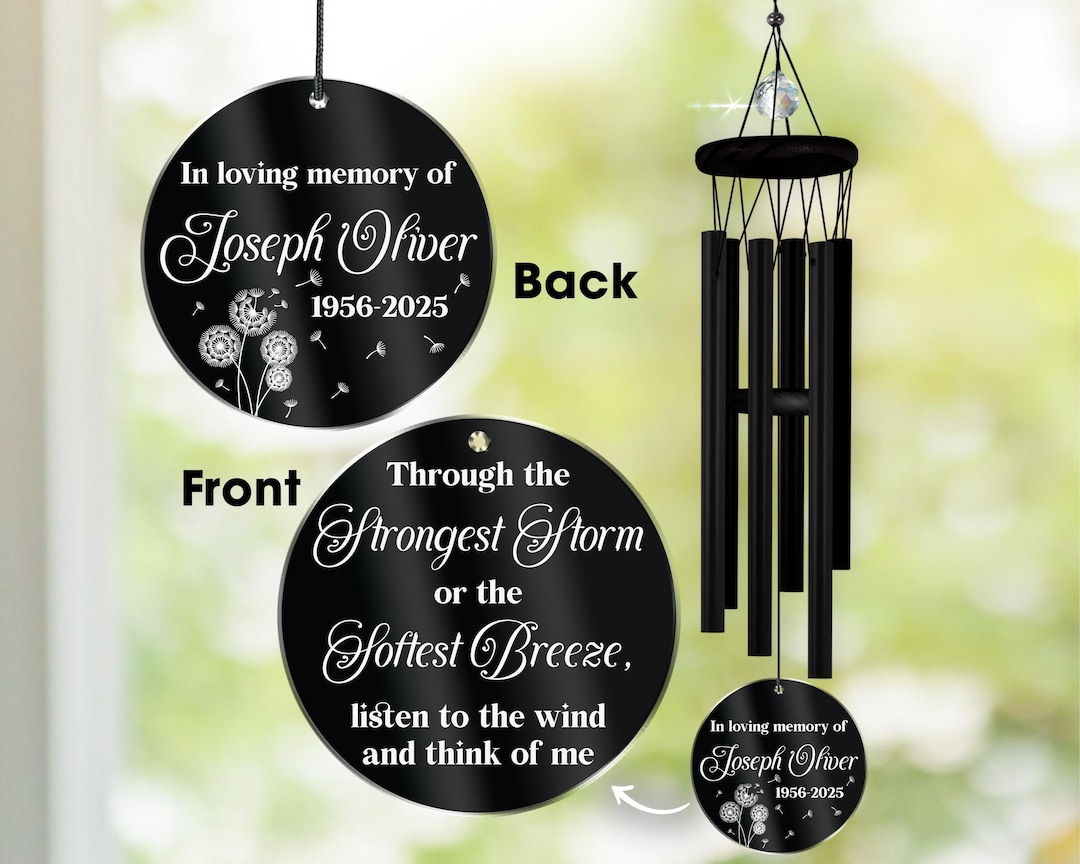 Listen to the Wind and Think of Me Wind Chime, in Memory of Wind Chime ...