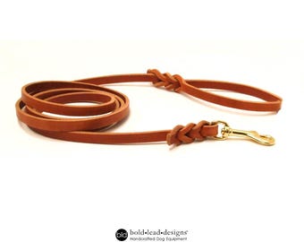 4 Ft. Leather Traditional Lead - English Bridle Leather
