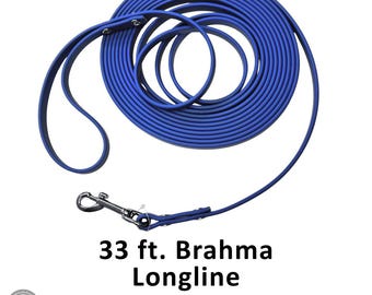33 ft. Weatherproof Leash - Cobalt Blue Brahma soft grip
