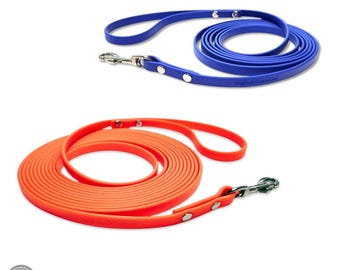 10 ft. Weatherproof Longline - Brahma soft grip dog leash 7 COLORS