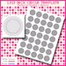 Instant Download - 1.313 Inch Template for Flair Button Machine Digital Sheet DIY Badges 1' Circles 8.5' x 11' PSD 