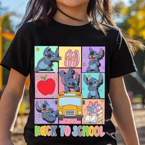 Blue Monster School Png, Cartoon Back To School Png,  Happy First Day Of School Cartoon Png, Gift For Kid School Png, Bruh We Back Png