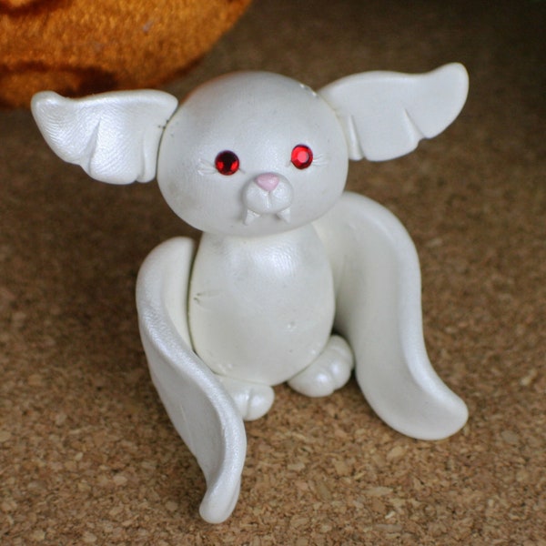 Spooky Albino Bat