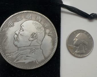 China, 1914 Chinese Fat Man Original Toning Higher Grade