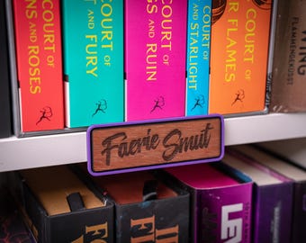 Shelf Labels- Decorate your Shelves , Bookshelves Fridge And more -Magnetic - Bookish Merch -