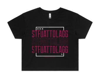 STFUATTDLAGG Crop Shirt- Bookish Clothing T-Shirt