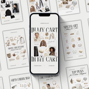 LTK Instagram Story Template, Editable Canva Ltk Instagram Template, Social Media Influencer, Fashion Blogger Collage, Ltk Collage Template