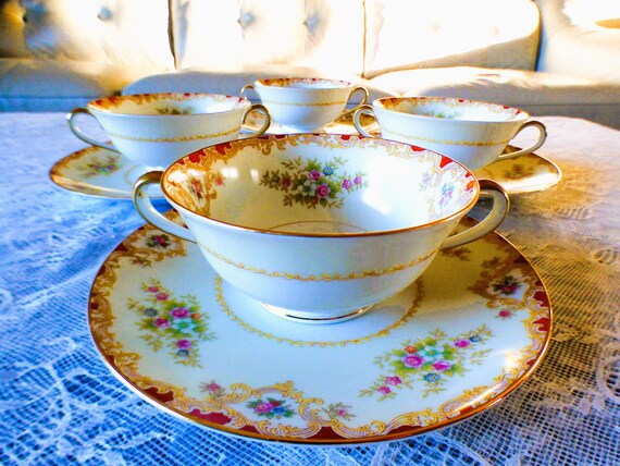 Noritake - 【骨董品】 珍しいお品　明治期ノリタケ　英国里帰り品　鳳凰文蓋付デザートプレート DSC_0923.jpg?v=1715748428&