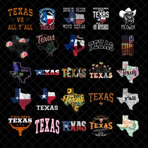 Texas Png Bundle, Lone Star State Png, Western Png, Wüstenszene Png, Kaktuslandschaft Png, Texas Stolz Png, Rustikales Texas Png, Reise Png