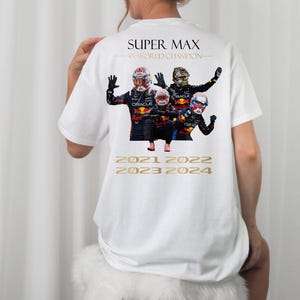Max Verstappen World Champion Tee | Max Verstappen Shirt, Formula 1 Shirt, F1 merch, Formula 1 Shirt F1 tshirt, Gift for him Formula 1 Merch