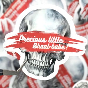 Bhaal Babe Astarion Sticker - Baldur&#39;s Gate 3 - Glossy Vinyl (3&quot;) BG3