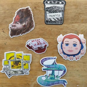 6x (ARCON) Ensemble d'autocollants de collaboration TMA The Magnus Archives Stickers