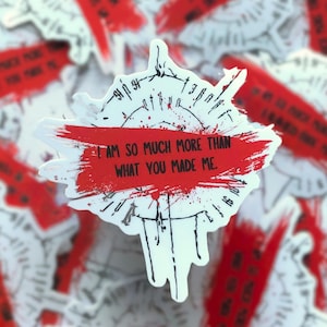 Astarion-sticker "I am so much more than what you made me" - 3" glanzend vinyl waterbestendige Astarion-sticker - BG3 Baldur's gate 3