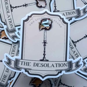 THE DESOLATION 3&quot; Glossy vinyl - TMA The Magnus Archives Sticker