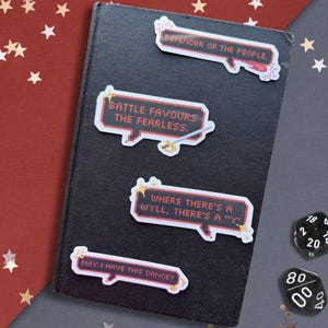 Wyll Ravengard Quote Stickers: Baldur&#39;s Gate 3 - Glossy Vinyl