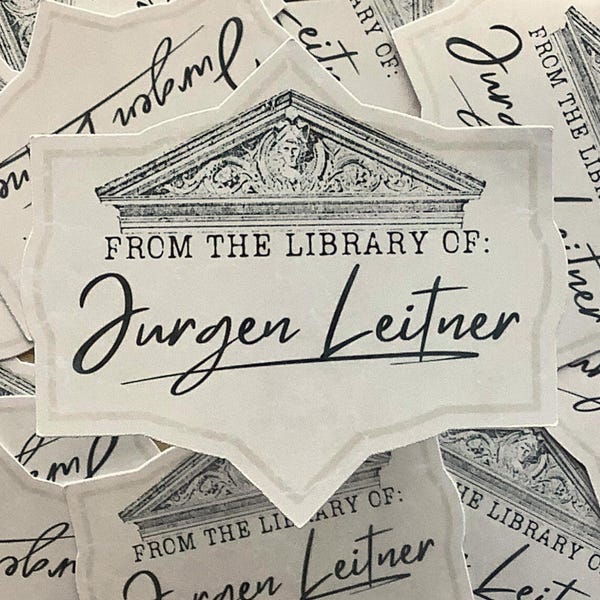 10x CHAOS pack Library of Jurgen Leitner sticker 2.5" GLOSSY vinyl - TMA The Magnus Archives Sticker