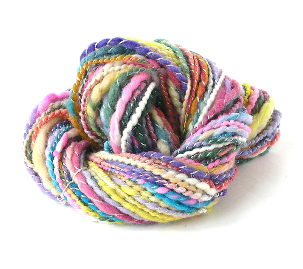 Yarn in Pastel Spring Colors for Children`s Clothing. Balls of