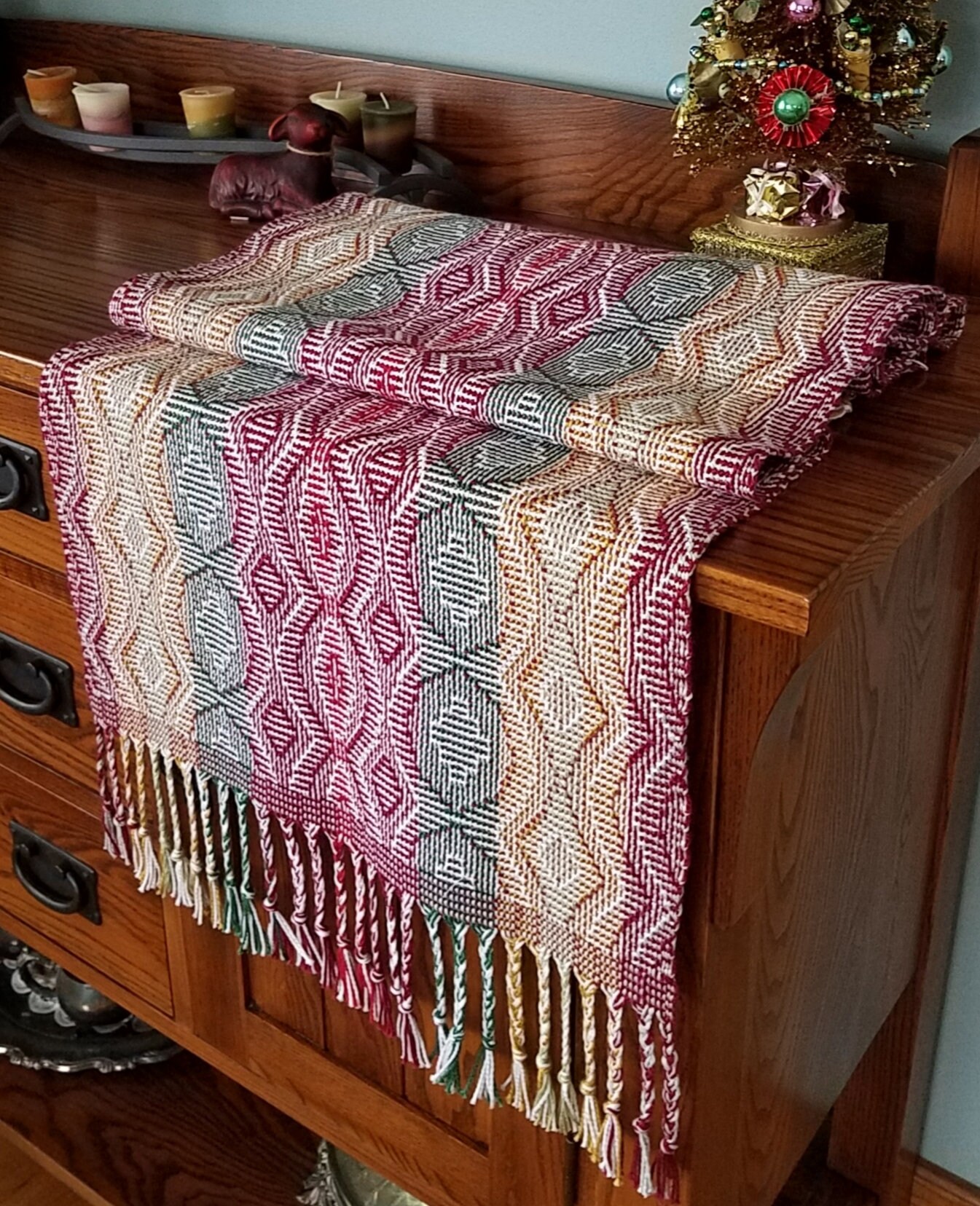 Handwoven Table Runner Home Decor Housewarming Gift Unique Etsy