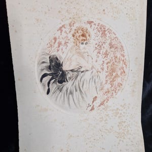French Art Deco Lithograph, signed, France