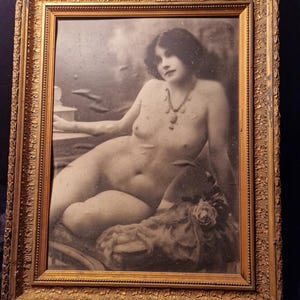 PHOTO DE PRESSE vintage Érotisme Nus Graise Modèles