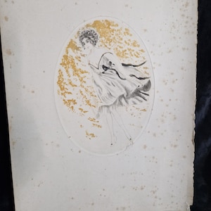 French Art Deco Lithograph, signed, France