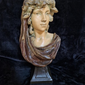Busto Art Nouveau firmado Coupeau