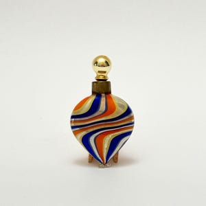 Murano glass perfume bottle, Italy, 1920, Rare.