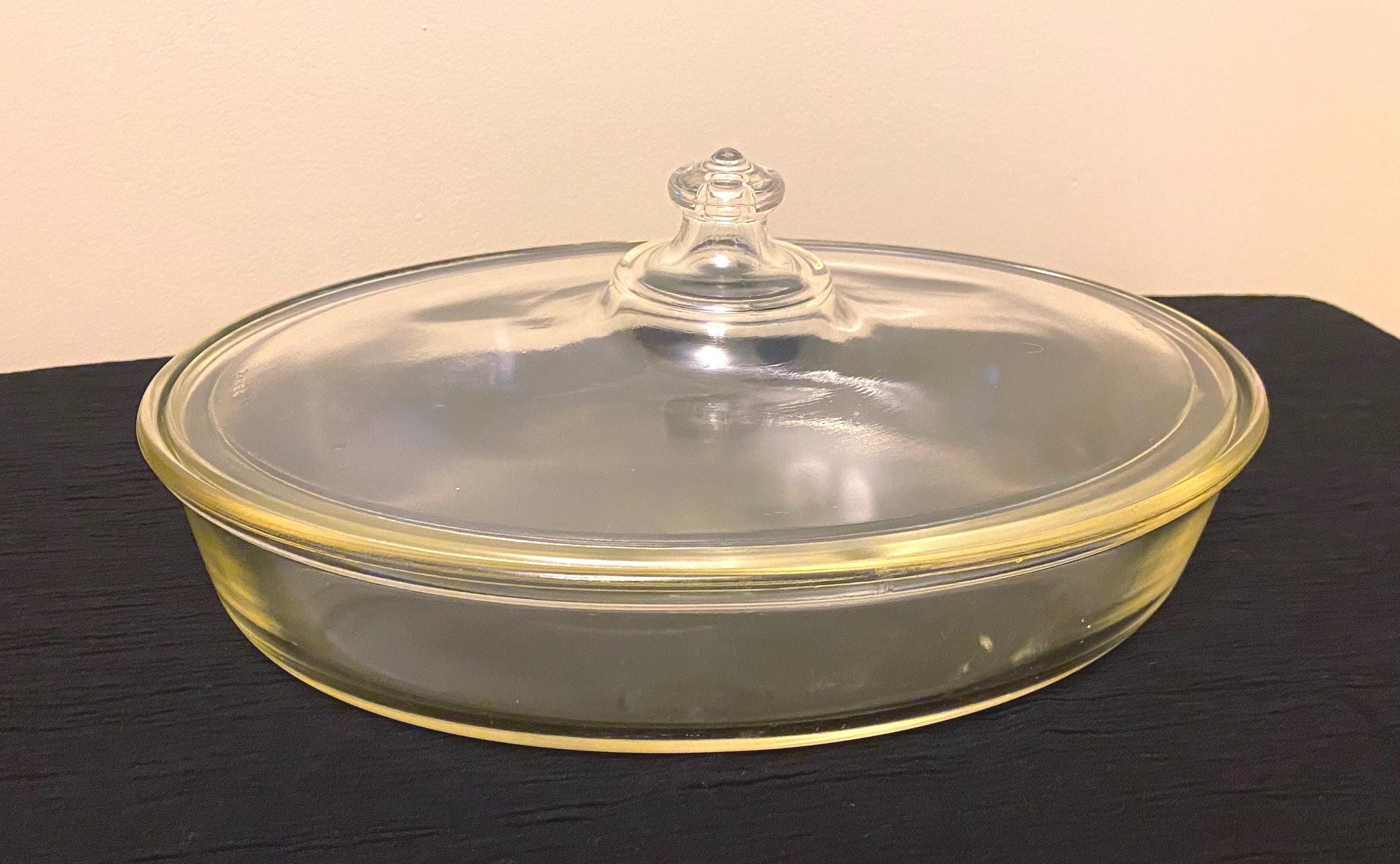Vintage PYREX Oval Casserole Baking Dish With Original Lid - Etsy