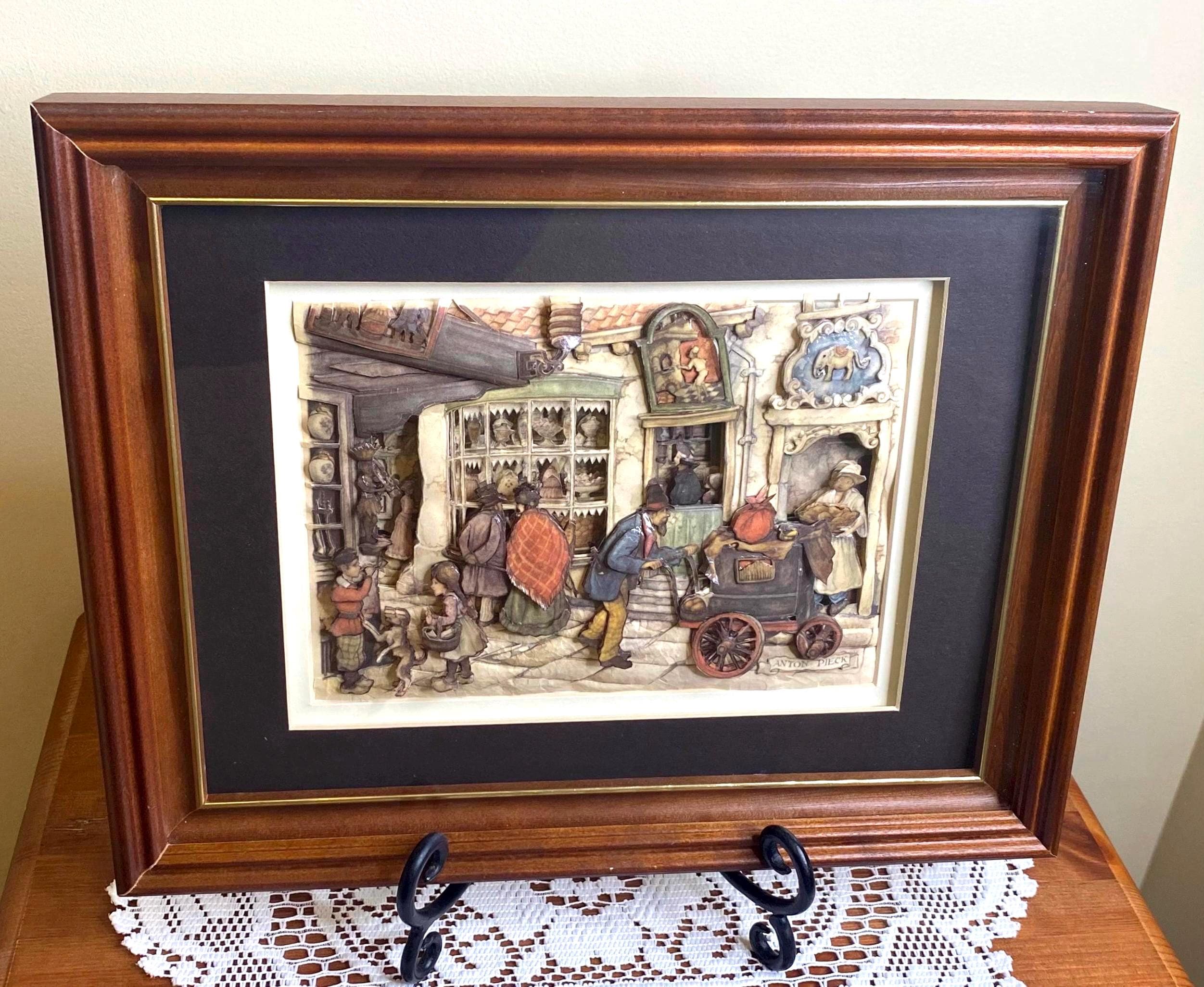 立体絵画　ANTON PIECK 立体絵画 ANTON PIECK Anton pieck - Etsy 日本