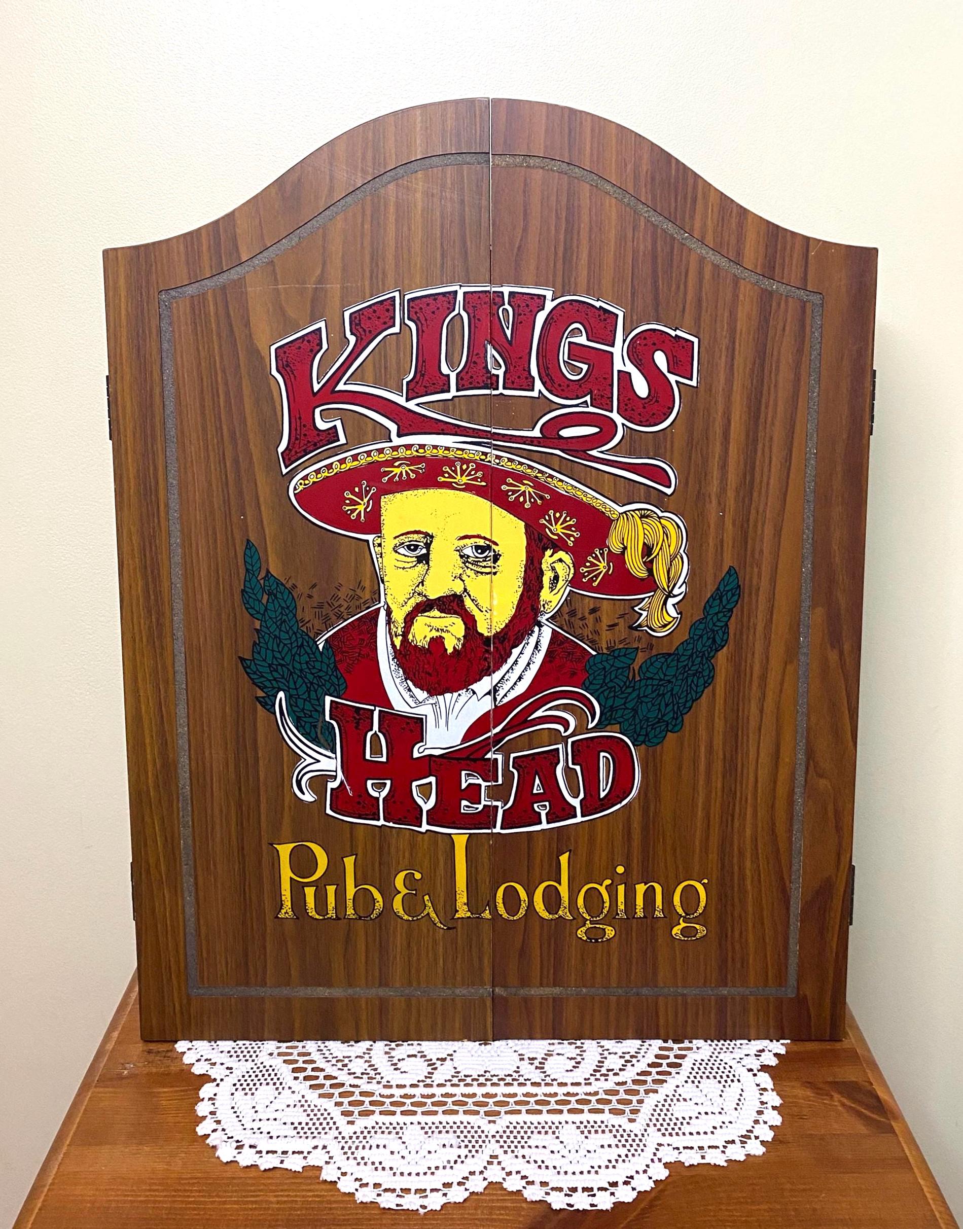 Kings Head Pub Dart Board - Etsy Canada
