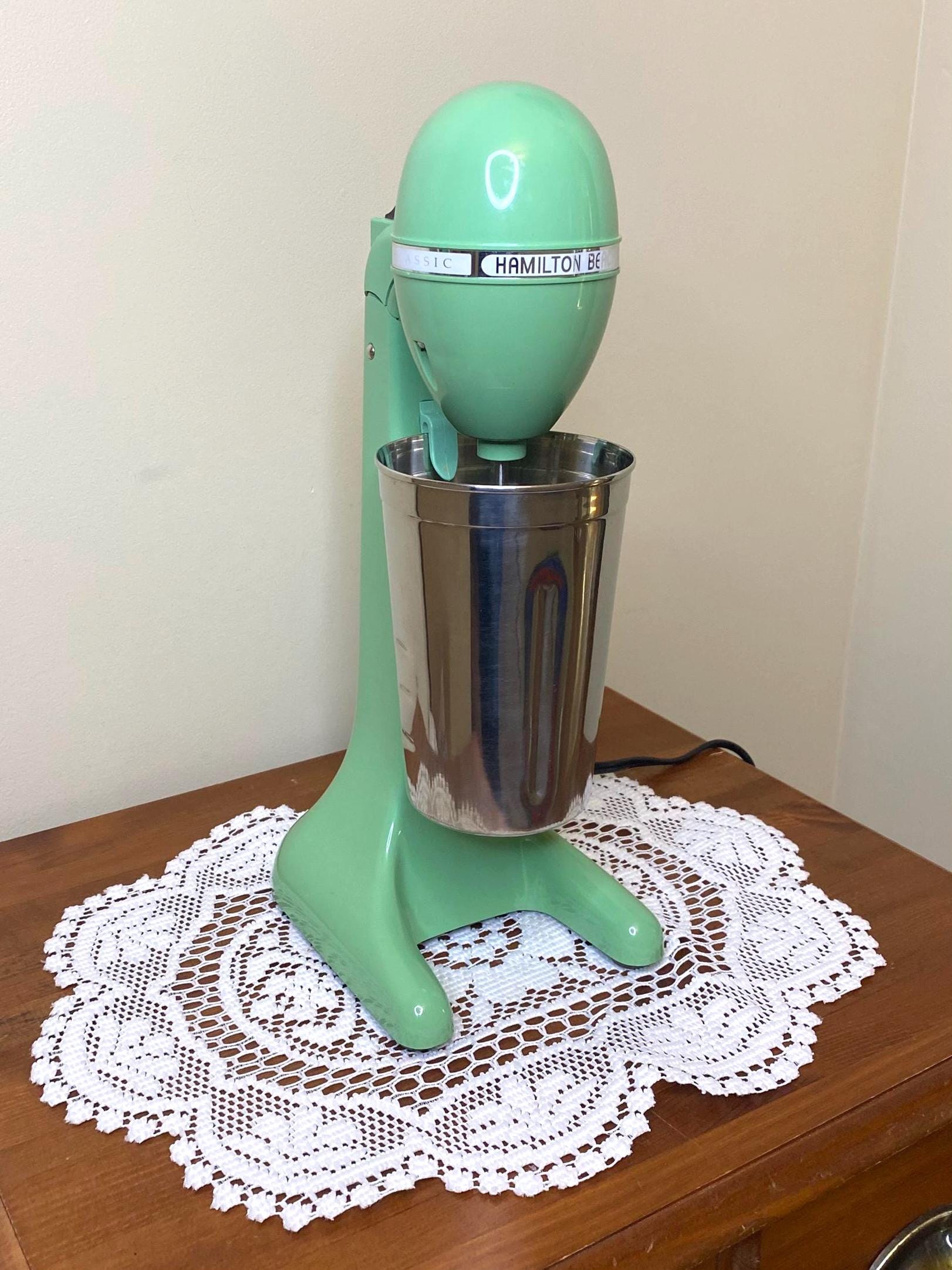 Vintage Retro Green Hamilton Beach Drink Master Milkshake Maker